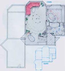 Схема перепланировки трехкомнатной квартиры (дом серии П-44)