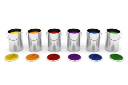 Шесть различных типов интерьерных красок